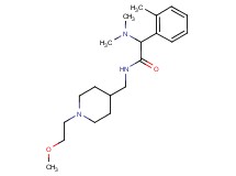 2-(dimethylamino)-N-{[1-(2-methoxyethyl)-4-piperidinyl]methyl}-2-(2-methylphenyl)acetamide