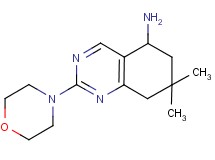 7,7-dimethyl-2-(4-morpholinyl)-5,6,7,8-tetrahydro-5-quinazolinamine hydrochloride