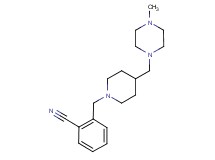 2-({4-[(4-methylpiperazin-1-yl)methyl]piperidin-1-yl}methyl)benzonitrile