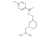 5-hydroxy-N-[(1-isobutylpiperidin-3-yl)methyl]pyrazine-2-carboxamide