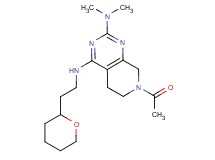 7-acetyl-N~2~,N~2~-dimethyl-N~4~-[2-(tetrahydro-2H-pyran-2-yl)ethyl]-5,6,7,8-tetrahydropyrido[3,4-d]pyrimidine-2,4-diamine