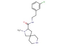 N-[2-(3-chlorophenyl)ethyl]-2-methyl-2,8-diazaspiro[4.5]decane-3-carboxamide dihydrochloride