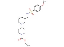 ethyl 3-({[(4-methoxyphenyl)sulfonyl]amino}methyl)-1,4'-bipiperidine-1'-carboxylate