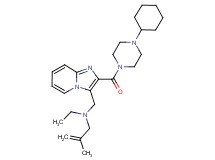 ({2-[(4-cyclohexyl-1-piperazinyl)carbonyl]imidazo[1,2-a]pyridin-3-yl}methyl)ethyl(2-methyl-2-propen-1-yl)amine