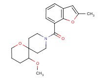 5-methoxy-9-[(2-methyl-1-benzofuran-7-yl)carbonyl]-1-oxa-9-azaspiro[5.5]undecane