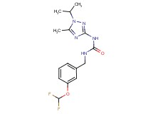 N-[3-(difluoromethoxy)benzyl]-N'-(1-isopropyl-5-methyl-1H-1,2,4-triazol-3-yl)urea