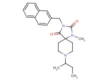 8-sec-butyl-1-methyl-3-(2-naphthylmethyl)-1,3,8-triazaspiro[4.5]decane-2,4-dione