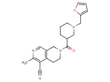7-{[1-(2-furylmethyl)piperidin-3-yl]carbonyl}-3-methyl-5,6,7,8-tetrahydro-2,7-naphthyridine-4-carbonitrile