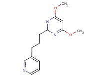 4,6-dimethoxy-2-(3-pyridin-3-ylpropyl)pyrimidine