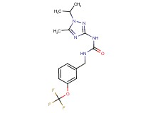 N-(1-isopropyl-5-methyl-1H-1,2,4-triazol-3-yl)-N'-[3-(trifluoromethoxy)benzyl]urea