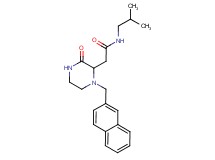 N-isobutyl-2-[1-(2-naphthylmethyl)-3-oxo-2-piperazinyl]acetamide