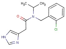 N-(2-chlorobenzyl)-2-(1H-imidazol-4-yl)-N-isopropylacetamide