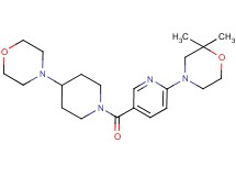 2,2-dimethyl-4-{5-[(4-morpholin-4-ylpiperidin-1-yl)carbonyl]pyridin-2-yl}morpholine