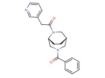 (1S*,5R*)-3-benzoyl-6-(3-pyridinylacetyl)-3,6-diazabicyclo[3.2.2]nonane