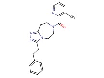 7-[(3-methylpyridin-2-yl)carbonyl]-3-(2-phenylethyl)-6,7,8,9-tetrahydro-5H-[1,2,4]triazolo[4,3-d][1,4]diazepine