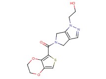 2-[5-(2,3-dihydrothieno[3,4-b][1,4]dioxin-5-ylcarbonyl)-5,6-dihydropyrrolo[3,4-c]pyrazol-1(4H)-yl]ethanol