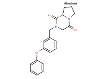 (8aS)-2-(3-phenoxybenzyl)hexahydropyrrolo[1,2-a]pyrazine-1,4-dione