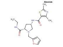 (4S)-4-{[(2,4-dimethyl-1,3-thiazol-5-yl)carbonyl]amino}-N-ethyl-1-(2-furylmethyl)-L-prolinamide