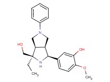 5-[(1S*,3R*,3aR*,6aS*)-3-ethyl-3-(hydroxymethyl)-5-phenyloctahydropyrrolo[3,4-c]pyrrol-1-yl]-2-methoxyphenol