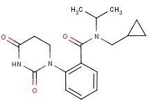 N-(cyclopropylmethyl)-2-(2,4-dioxotetrahydropyrimidin-1(2H)-yl)-N-isopropylbenzamide