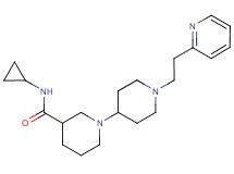N-cyclopropyl-1'-(2-pyridin-2-ylethyl)-1,4'-bipiperidine-3-carboxamide