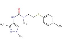 N'-(1,3-dimethyl-1H-pyrazol-4-yl)-N-methyl-N-{2-[(4-methylphenyl)thio]ethyl}urea