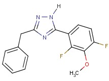 3-benzyl-5-(2,4-difluoro-3-methoxyphenyl)-1H-1,2,4-triazole