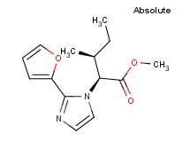 methyl (2S,3S)-2-[2-(2-furyl)-1H-imidazol-1-yl]-3-methylpentanoate