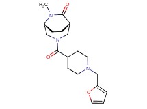 (1S*,5R*)-3-{[1-(2-furylmethyl)piperidin-4-yl]carbonyl}-6-methyl-3,6-diazabicyclo[3.2.2]nonan-7-one