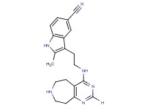 2-methyl-3-[2-(6,7,8,9-tetrahydro-5H-pyrimido[4,5-d]azepin-4-ylamino)ethyl]-1H-indole-5-carbonitrile dihydrochloride