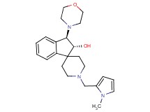 rel-(2R,3R)-1'-[(1-methyl-1H-pyrrol-2-yl)methyl]-3-(4-morpholinyl)-2,3-dihydrospiro[indene-1,4'-piperidin]-2-ol bis(trifluoroacetate) (salt)