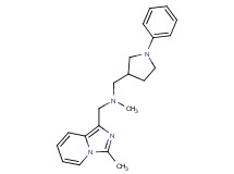 N-methyl-1-(3-methylimidazo[1,5-a]pyridin-1-yl)-N-[(1-phenyl-3-pyrrolidinyl)methyl]methanamine