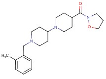 4-(2-isoxazolidinylcarbonyl)-1'-(2-methylbenzyl)-1,4'-bipiperidine