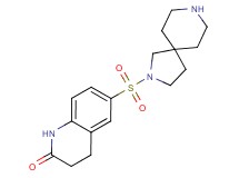 6-(2,8-diazaspiro[4.5]dec-2-ylsulfonyl)-3,4-dihydro-2(1H)-quinolinone hydrochloride