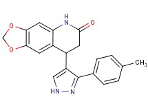 8-[3-(4-methylphenyl)-1H-pyrazol-4-yl]-7,8-dihydro[1,3]dioxolo[4,5-g]quinolin-6(5H)-one