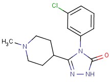 4-(3-chlorophenyl)-5-(1-methylpiperidin-4-yl)-2,4-dihydro-3H-1,2,4-triazol-3-one