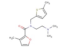 N-[2-(dimethylamino)ethyl]-3-methyl-N-[(5-methyl-2-thienyl)methyl]-2-furamide