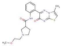 1-(2-methoxyethyl)-N-[2-(3-methyl-7-oxo-7H-[1,3]thiazolo[3,2-b][1,2,4]triazin-6-yl)phenyl]pyrrolidine-3-carboxamide
