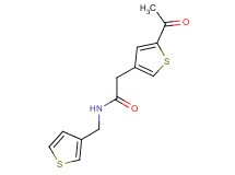 2-(5-acetyl-3-thienyl)-N-(3-thienylmethyl)acetamide