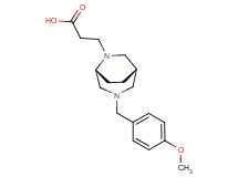 3-[(1S*,5R*)-3-(4-methoxybenzyl)-3,6-diazabicyclo[3.2.2]non-6-yl]propanoic acid