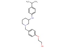2-[4-({3-[(4-isopropylphenyl)amino]-1-piperidinyl}methyl)phenoxy]ethanol