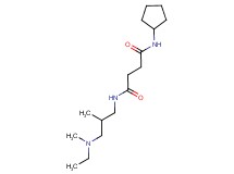 N-cyclopentyl-N'-{3-[ethyl(methyl)amino]-2-methylpropyl}succinamide