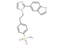 4-{2-[2-(1-benzofuran-5-yl)-1H-imidazol-1-yl]ethyl}benzenesulfonamide