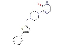 3-{4-[(5-phenyl-2-thienyl)methyl]piperazin-1-yl}pyrazin-2(1H)-one