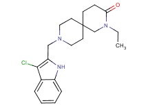 9-[(3-chloro-1H-indol-2-yl)methyl]-2-ethyl-2,9-diazaspiro[5.5]undecan-3-one
