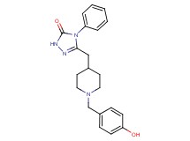 5-{[1-(4-hydroxybenzyl)piperidin-4-yl]methyl}-4-phenyl-2,4-dihydro-3H-1,2,4-triazol-3-one