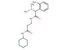 N~1~-cyclohexyl-N~3~-[(dimethylamino)(2-methylphenyl)acetyl]-beta-alaninamide