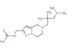 N-({5-[3-(dimethylamino)-2,2-dimethylpropyl]-4,5,6,7-tetrahydropyrazolo[1,5-a]pyrazin-2-yl}methyl)acetamide