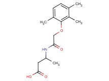 3-{[(2,3,6-trimethylphenoxy)acetyl]amino}butanoic acid