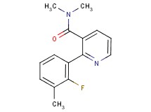2-(2-fluoro-3-methylphenyl)-N,N-dimethylnicotinamide